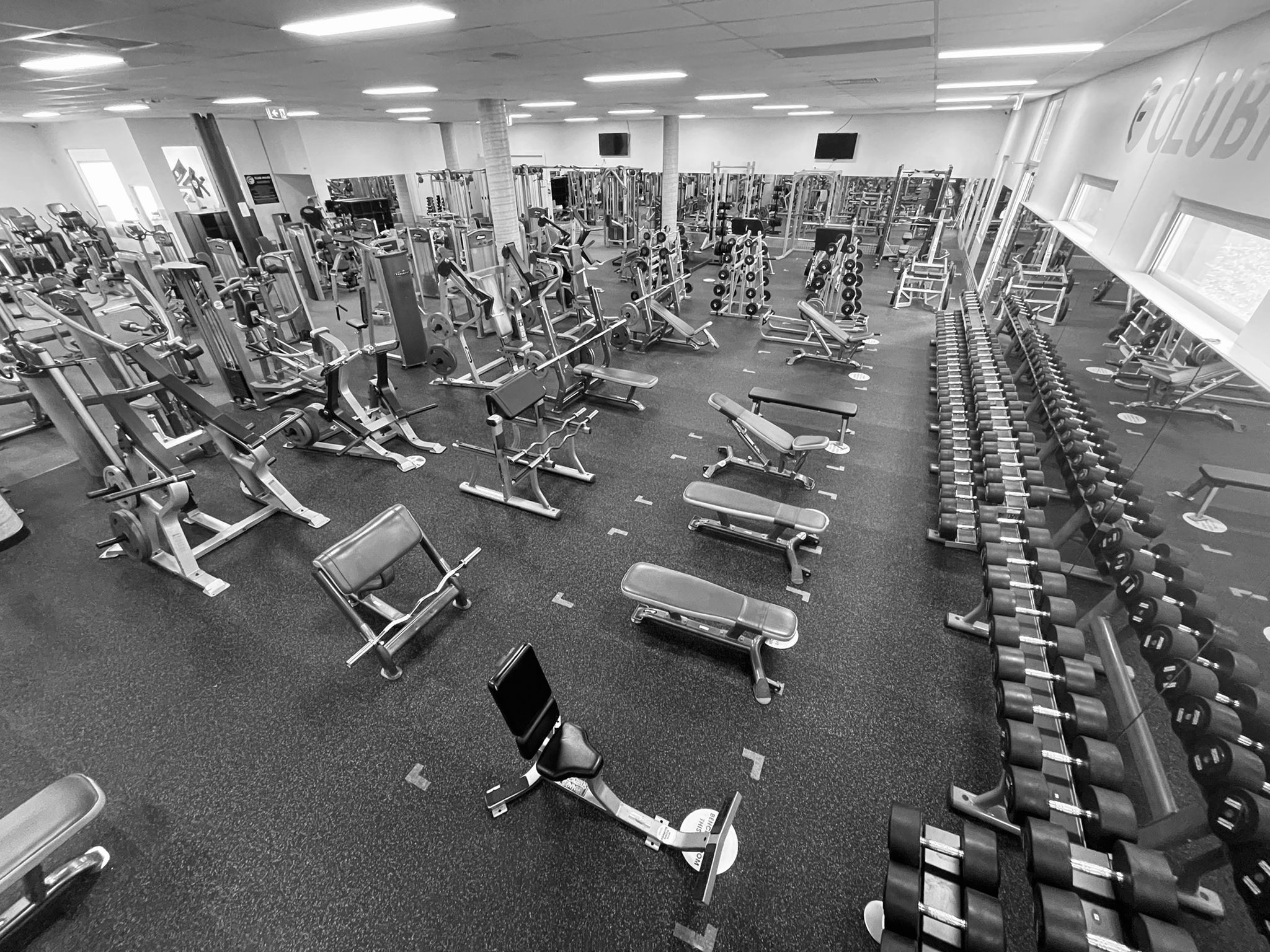 clubfit gym interior